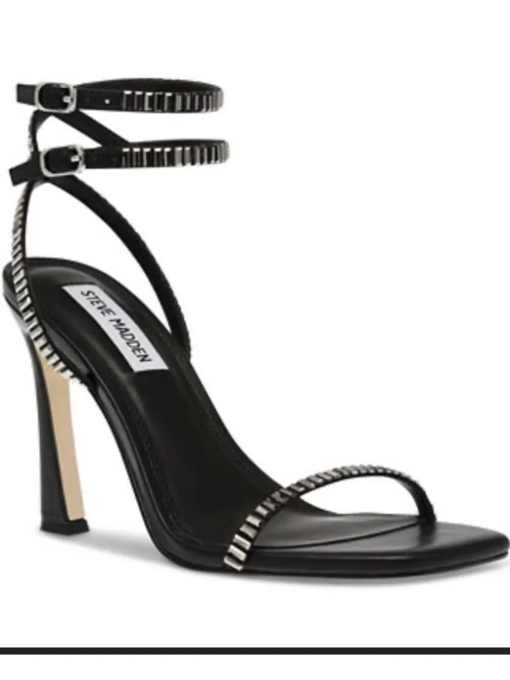 Steve Madden Women's Thierry Ankle-Wrap Rhinestone Shoes